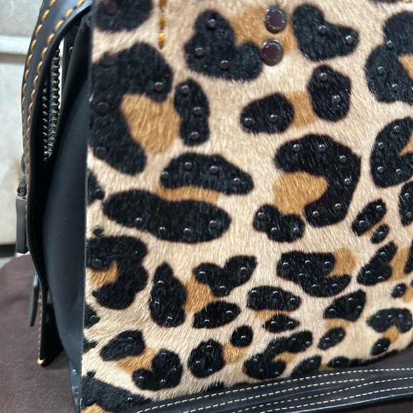 Coach Rogue 25 Leopard with embellishment- style 32872 - Picture 5 of 16